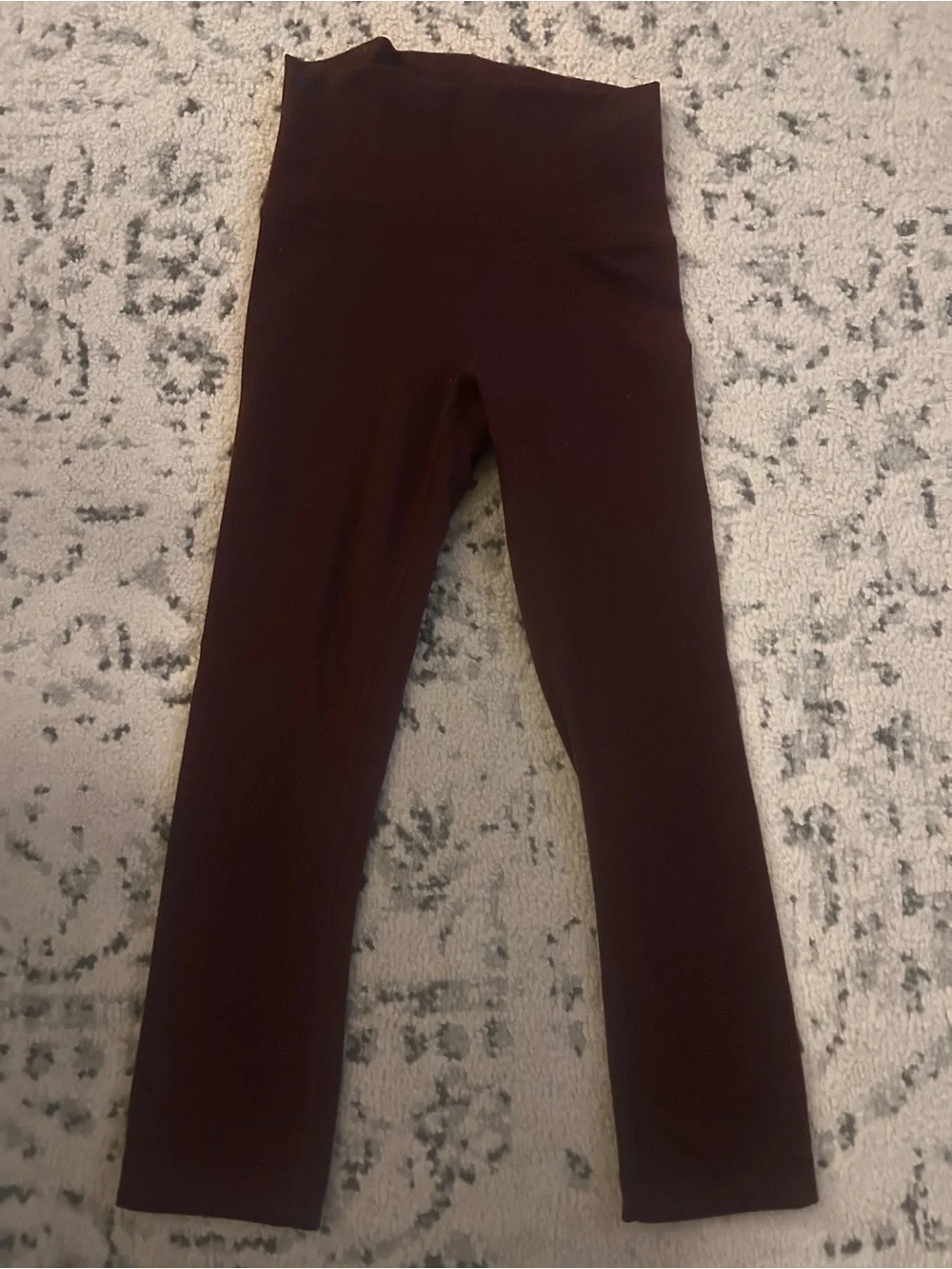 Lululemon High-Waist Burgundy maroon Leggings size 4